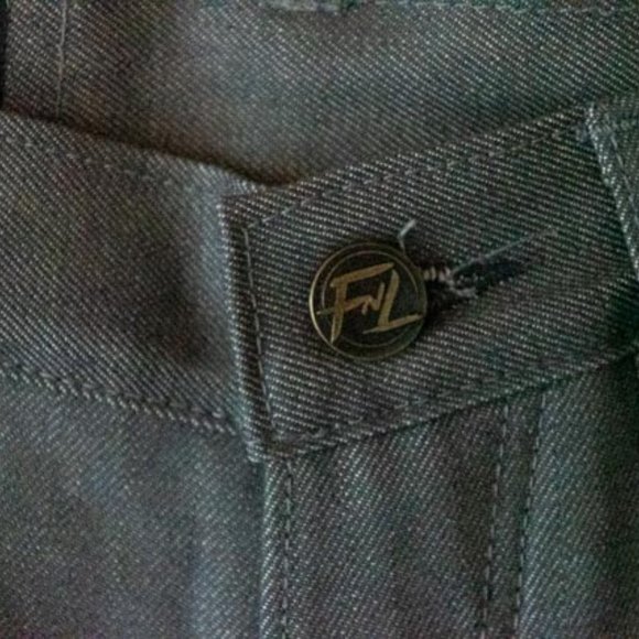 FNL Denim Premium Quality 2011 No.150 Gray Button Fly Jeans mens 30/32 - Picture 8 of 16